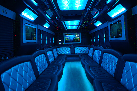 limousine bus for any event
