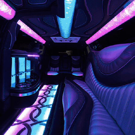 Limo with reclining seats