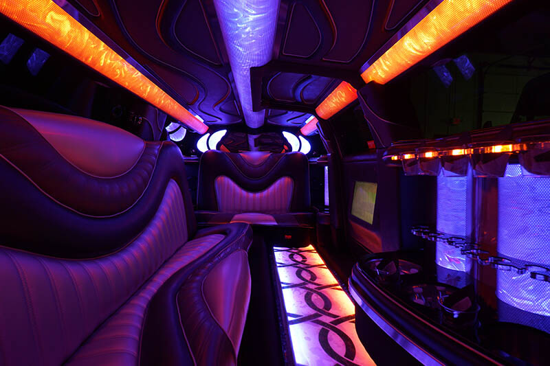 limo bus interior Lansing, Michigan