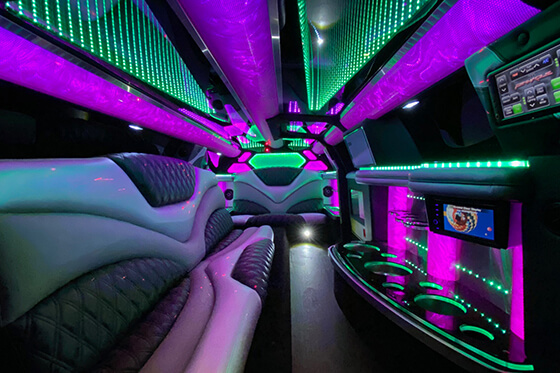 Limousine interior