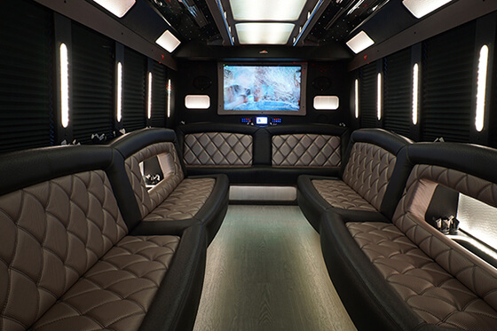 interior party bus